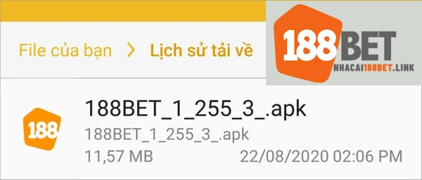 Tải về ứng dụng 188BET apk để cài đặt trên thiết bị Android